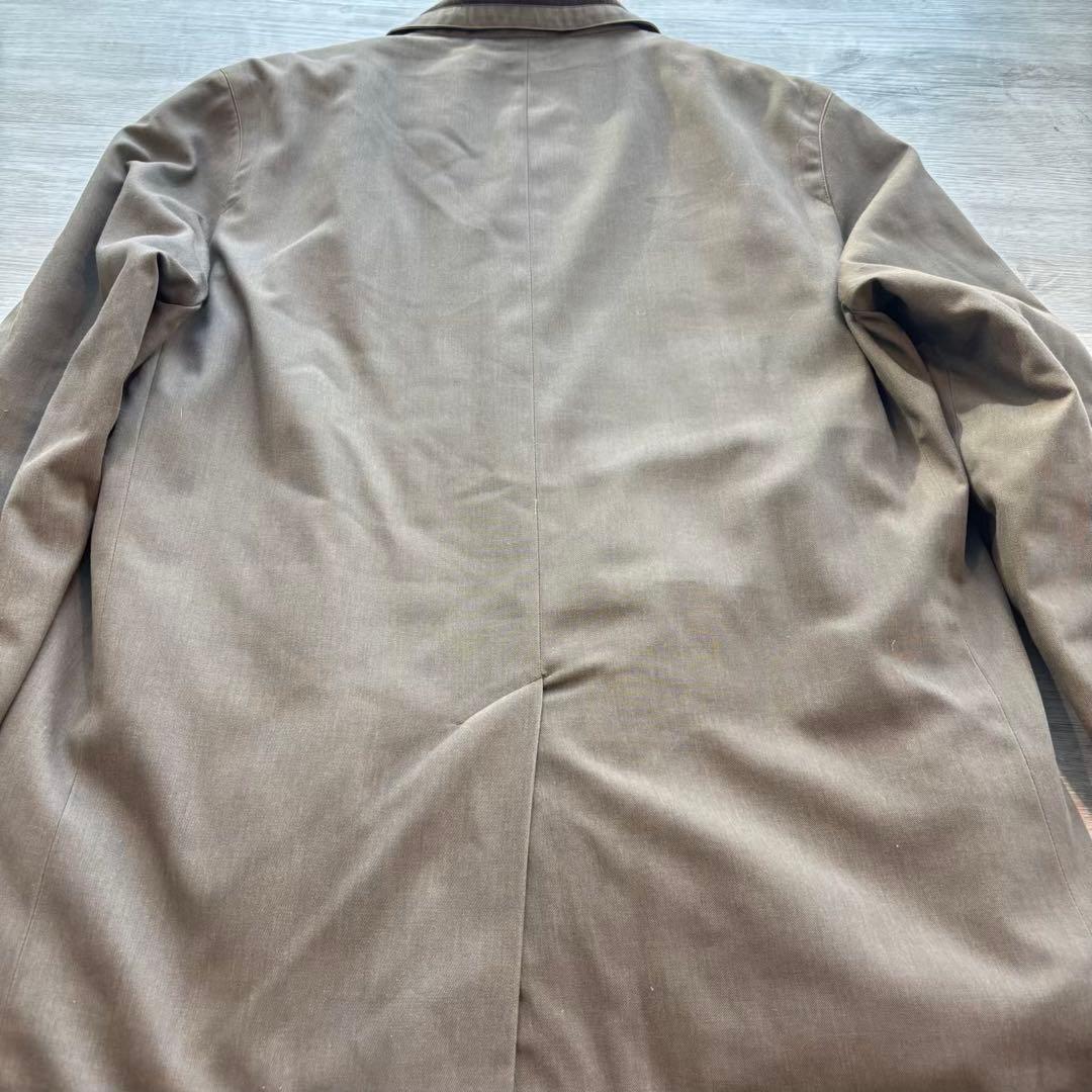 GRENFELL 英国製 ボアライナー付ハンティングコートコーデュロイ襟%466