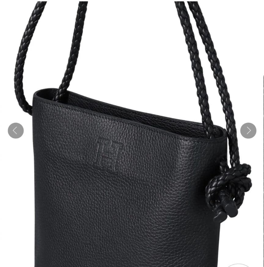 HIROFU　チェスタ　レザーショルダーバッグ 2WAY 　ブラック