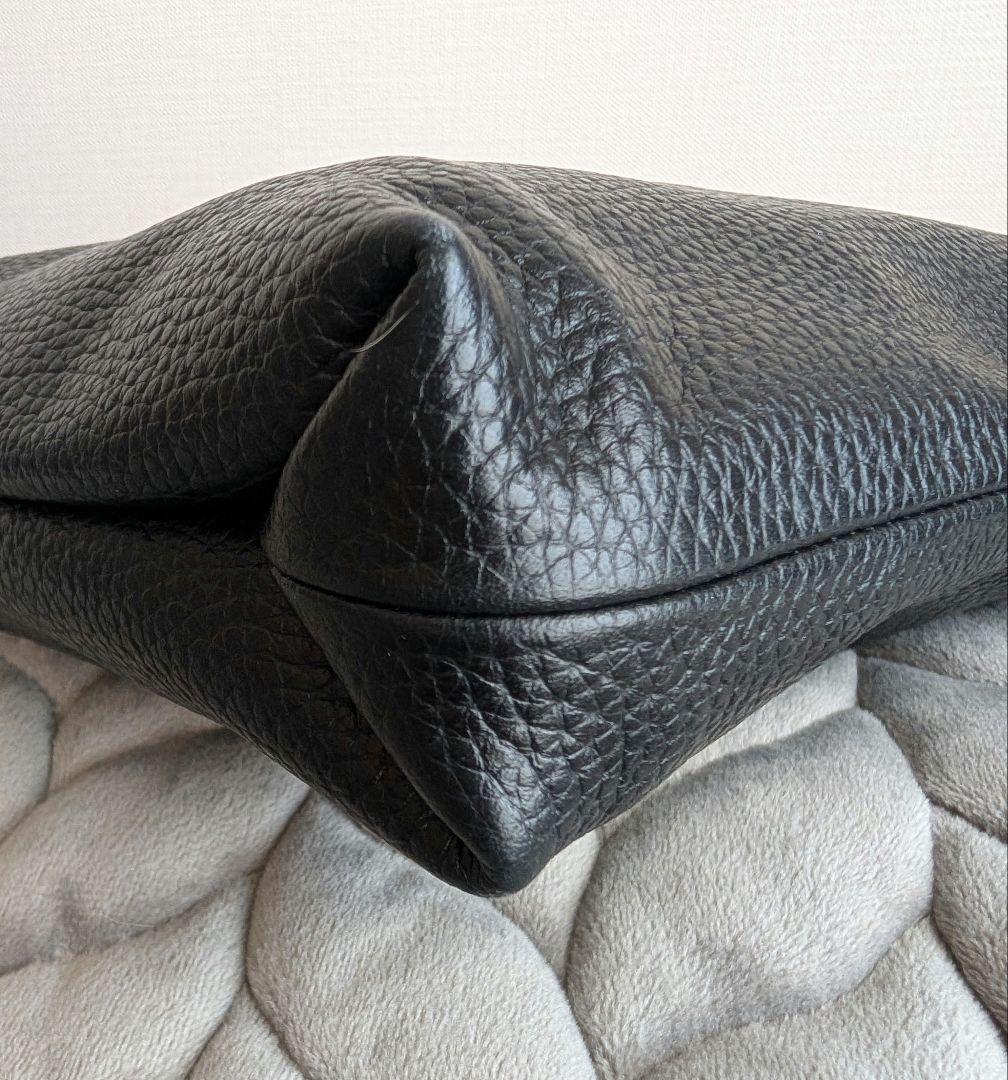 HIROFU　チェスタ　レザーショルダーバッグ 2WAY 　ブラック