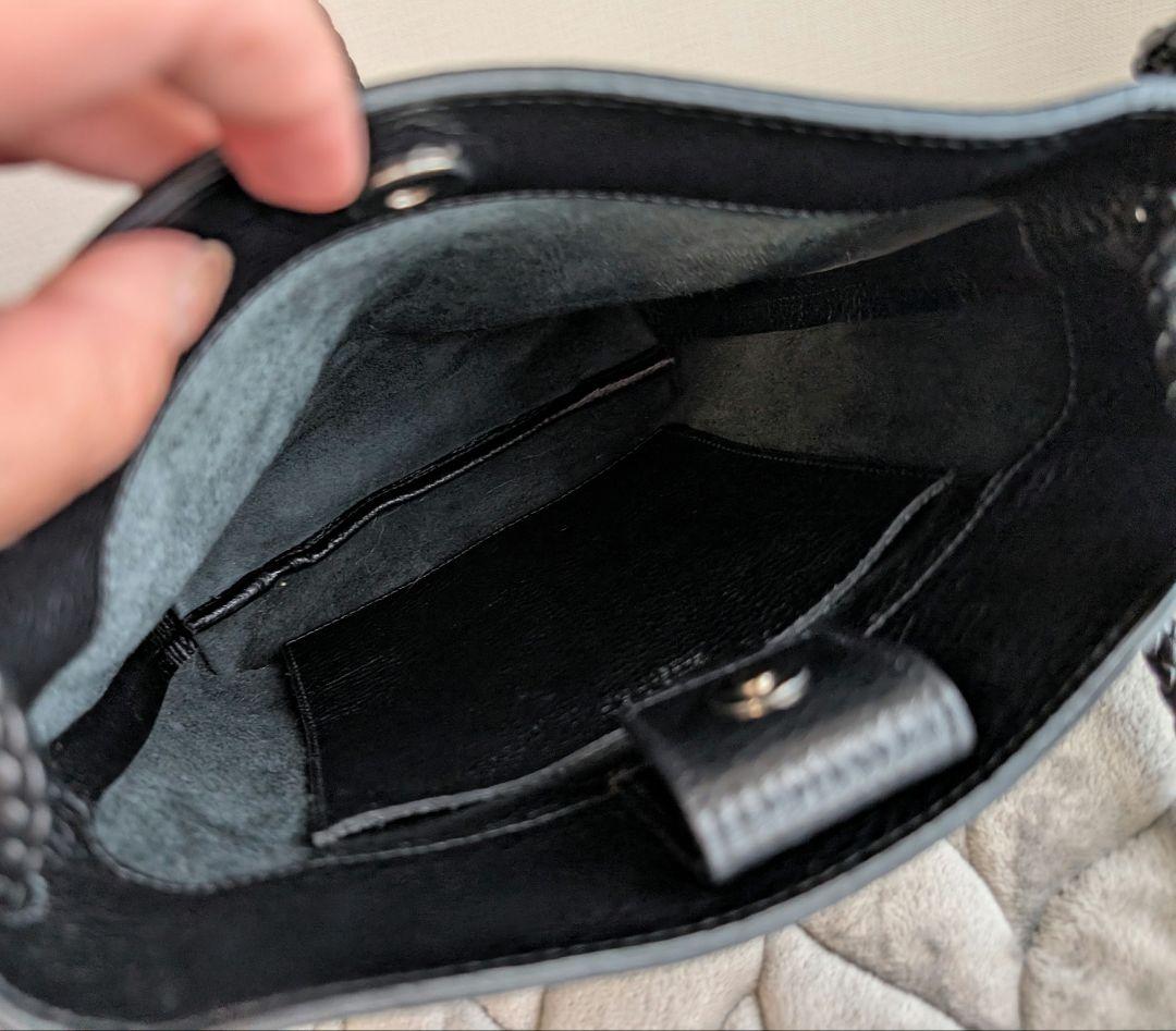 HIROFU　チェスタ　レザーショルダーバッグ 2WAY 　ブラック