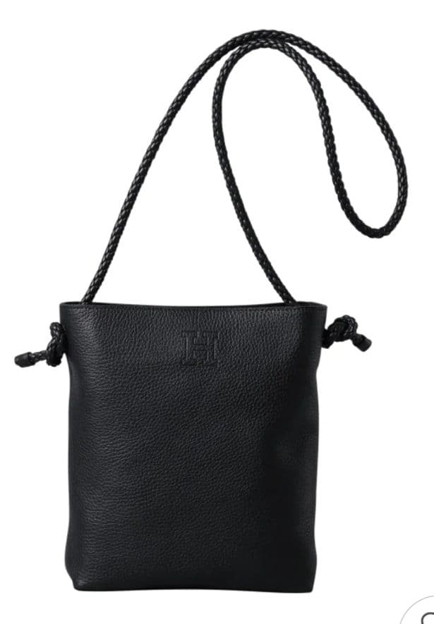 HIROFU　チェスタ　レザーショルダーバッグ 2WAY 　ブラック