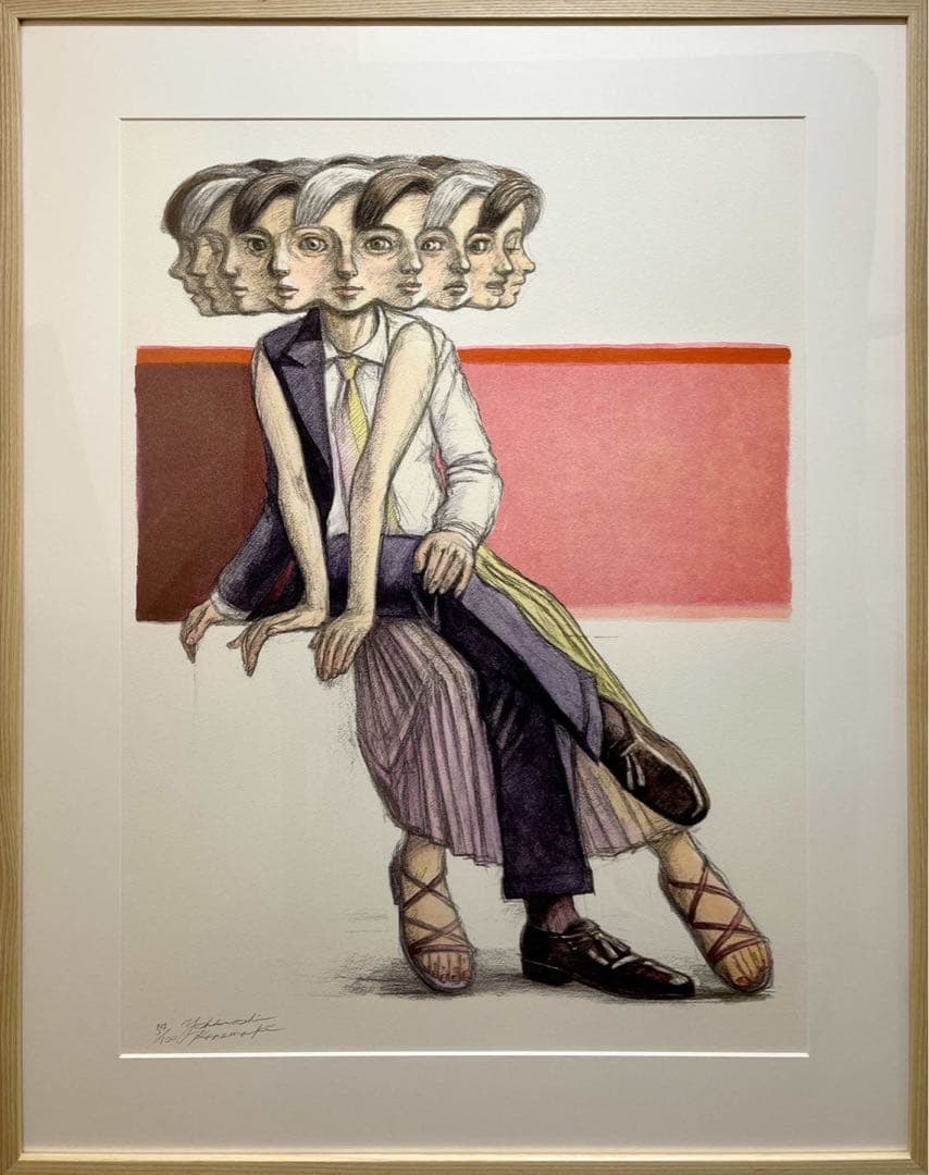 金巻芳俊　「エチュードコンプレックス03」リトグラフ