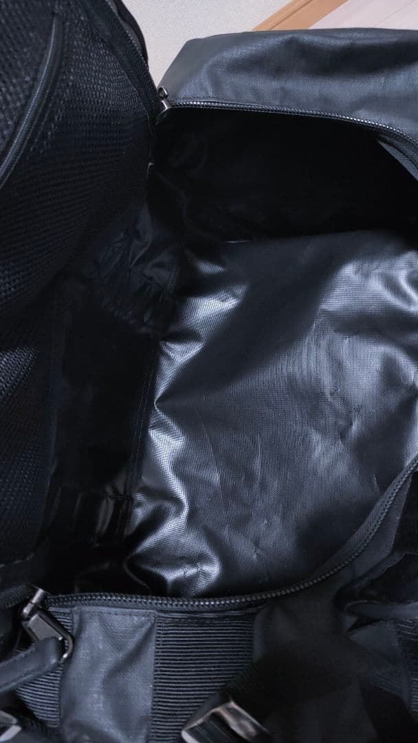 ノースフェイス BCダッフルバッグ ブラック レザー切替 限定