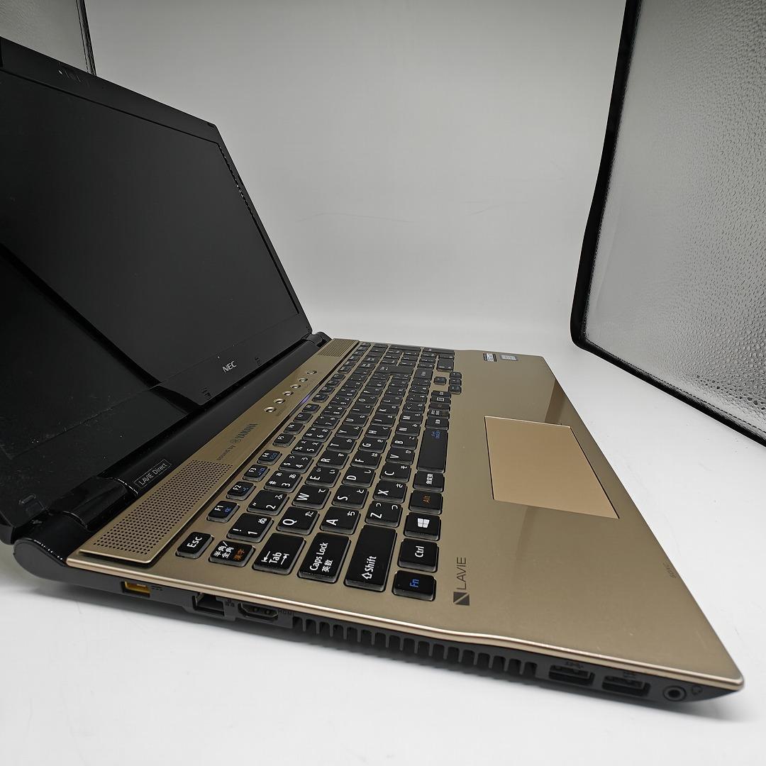 【LAVIE】高速i7 SSD256GB+HDD1TB ゴールド ノートPC