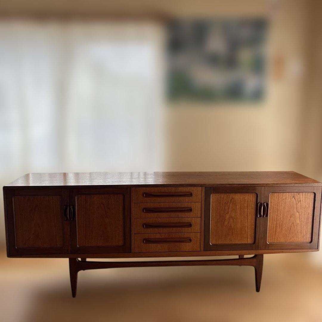 イギリス　ヴィンテージ　G-PLAN ロングサイドポート チーク材