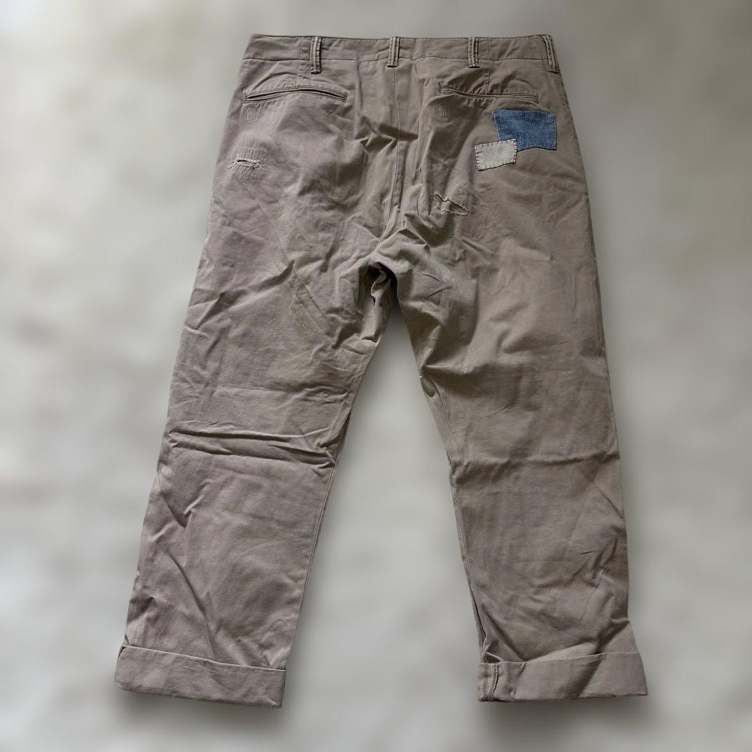 極美品！ポロ ラルフローレン リペア加工 クラッシュ チノパン ボトム パンツ