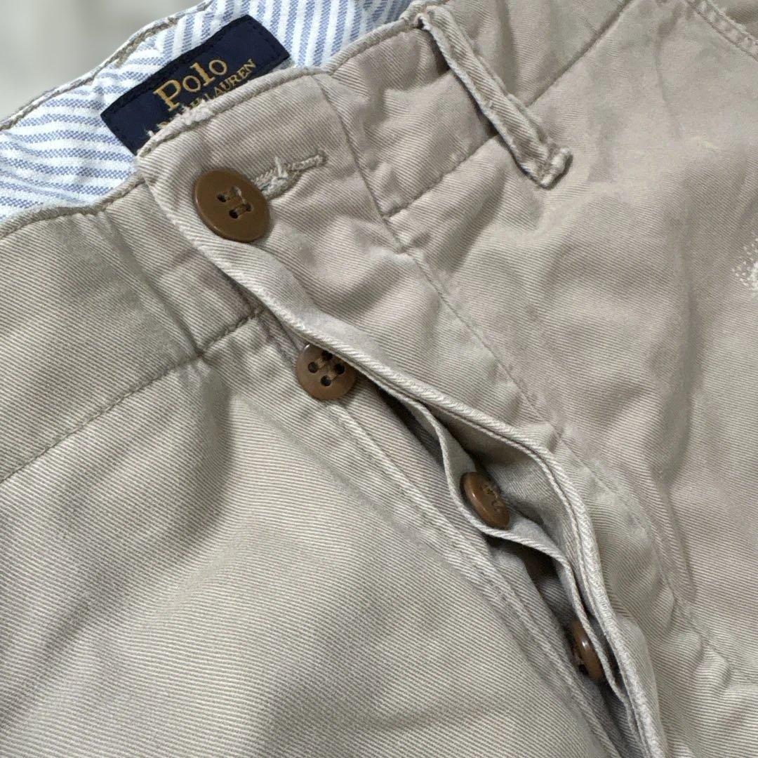 極美品！ポロ ラルフローレン リペア加工 クラッシュ チノパン ボトム パンツ