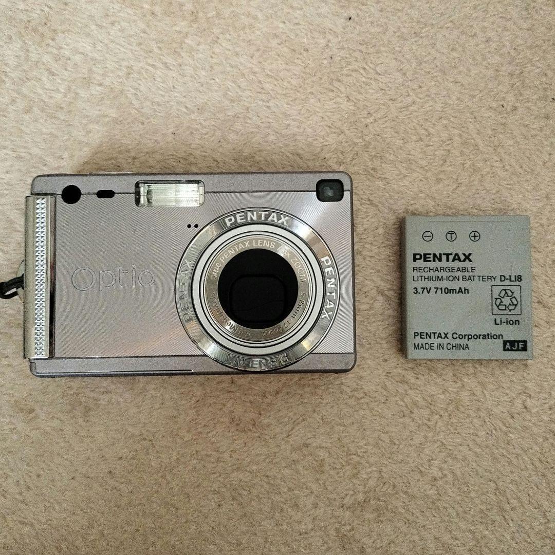 PENTAX Optio s5i コンデジ シルバー