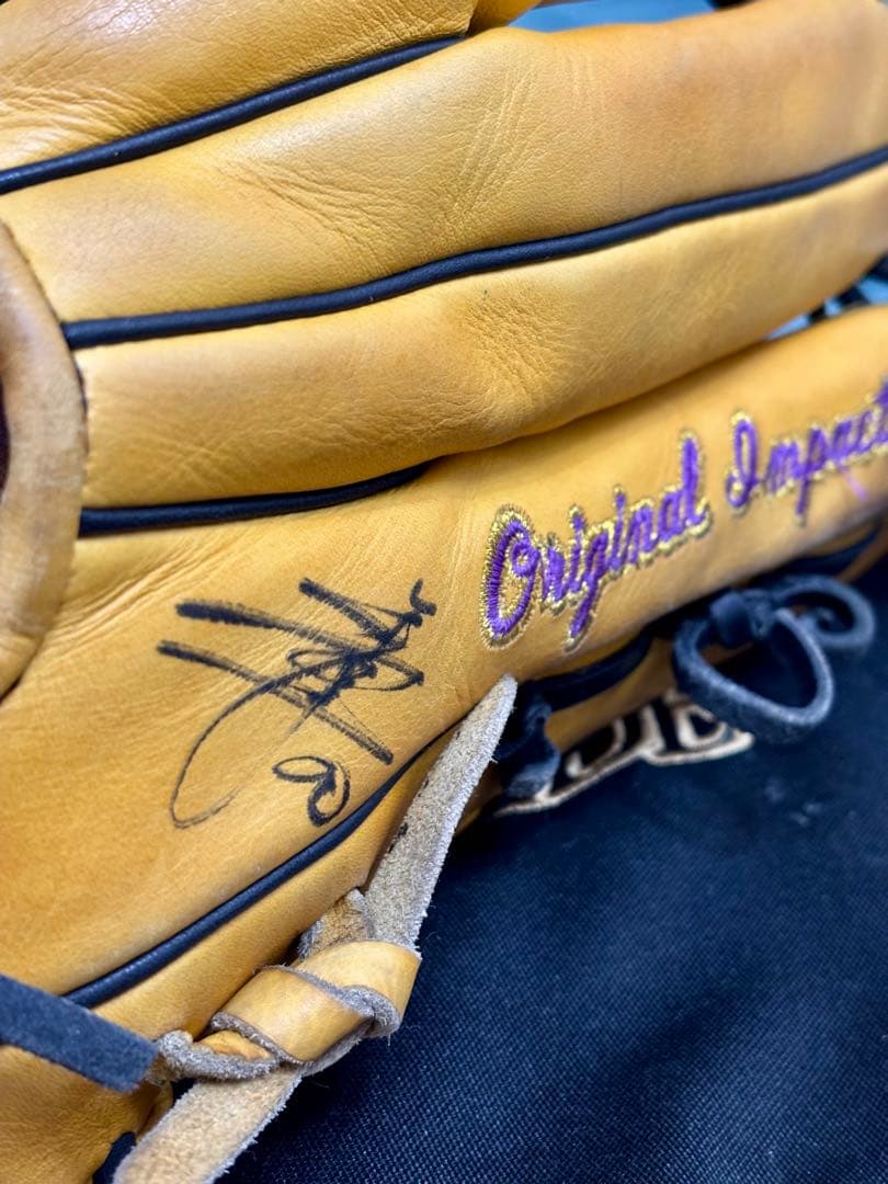 ゆきえ【プロ実使用】硬式 外野用 SSK 元阪神・ロッテ 柴田講平選手