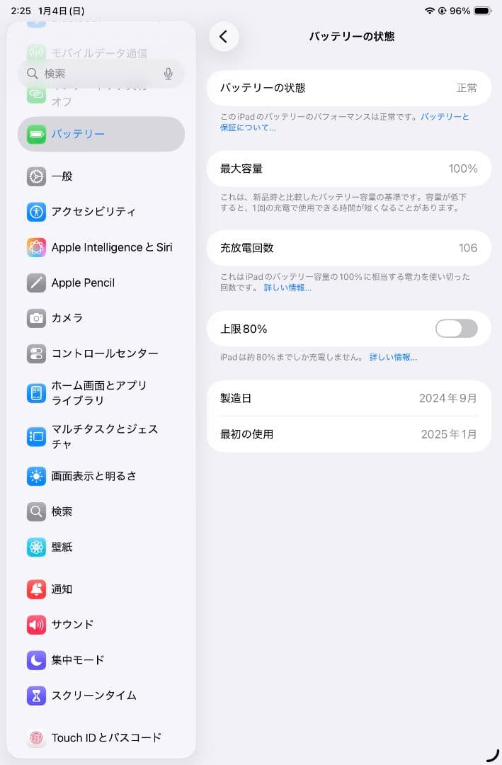 iPad mini 7 128GB Wi-Fi+Cellularモデル 本体のみ