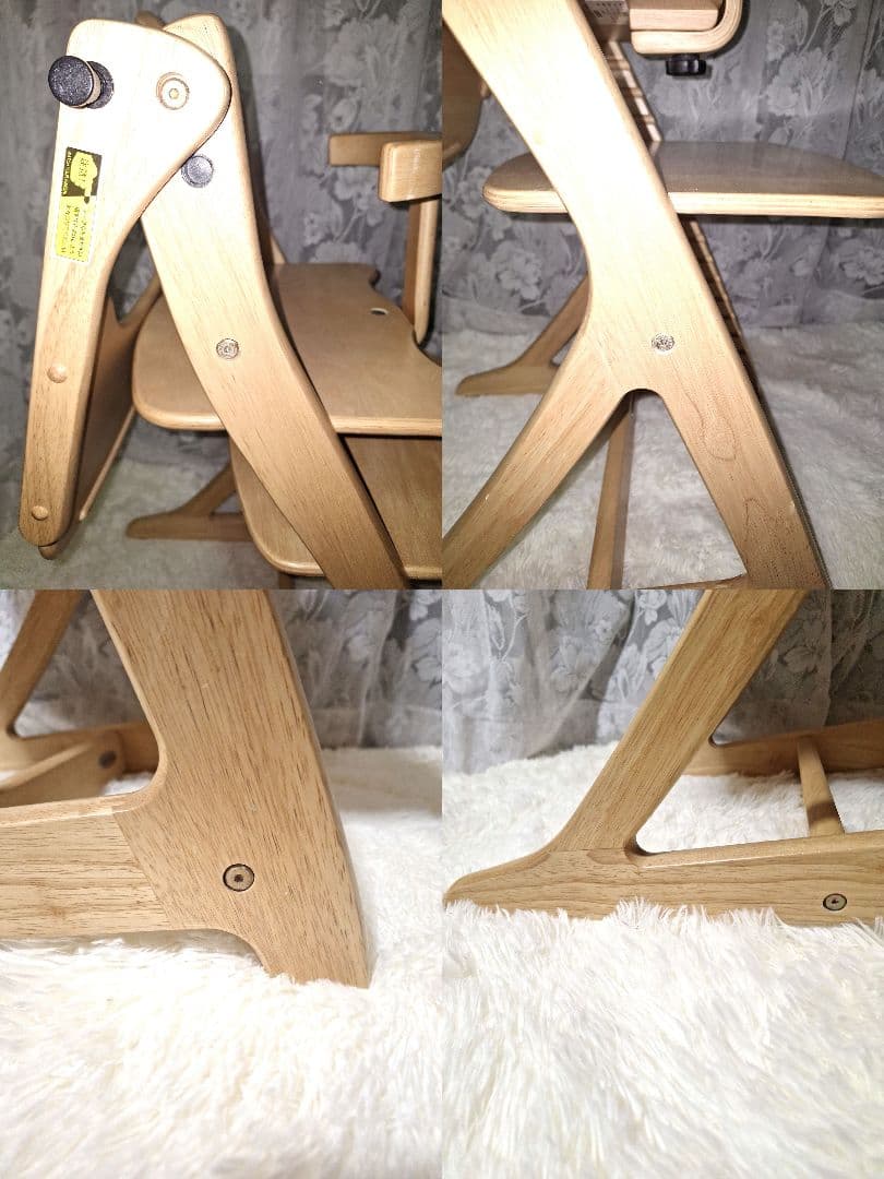 大和屋　すくすくチェアスリムプラス　テーブル&ガード付き　　yamatoya