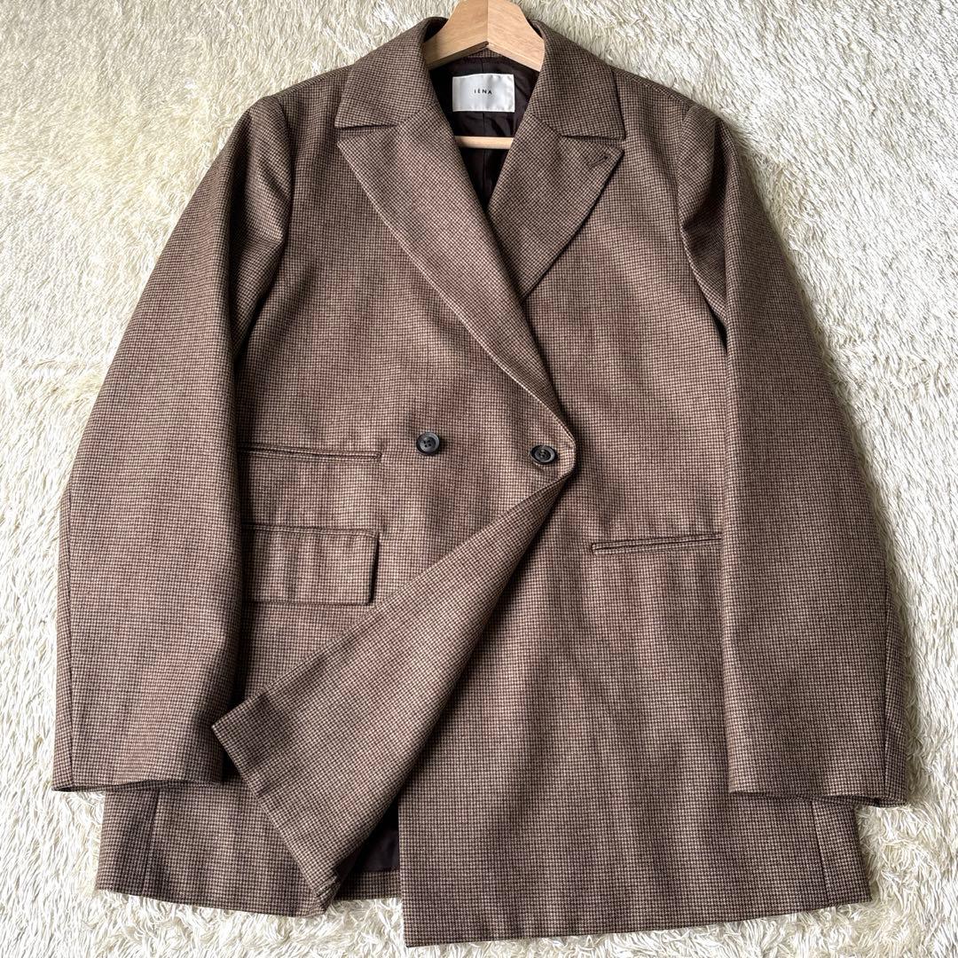 2025AW☆完売☆IENA イエナ　ガンクラブチェックジャケット　38 極美品