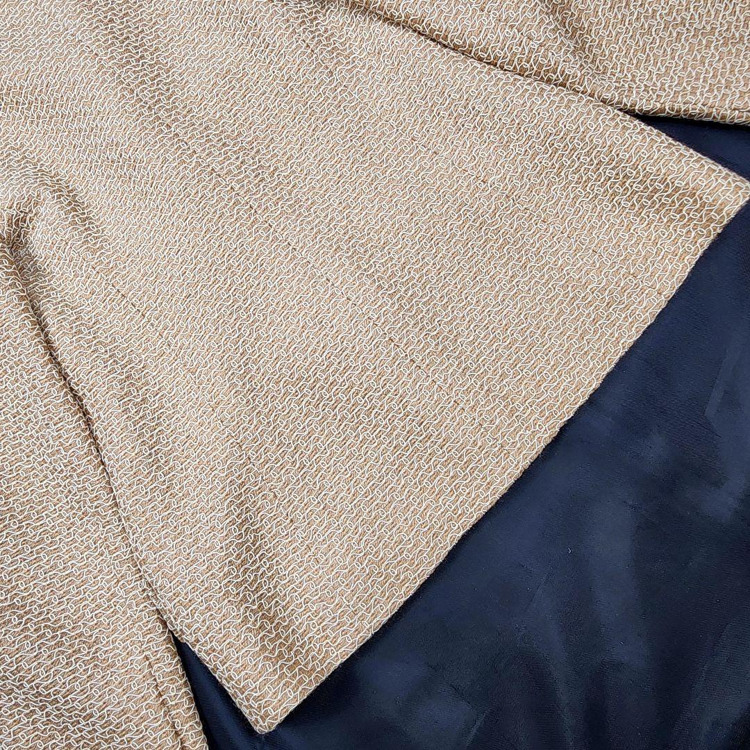 極美品✨CHANEL 98P ジャケット 刺繍 銀ボタン 38 ベージュ