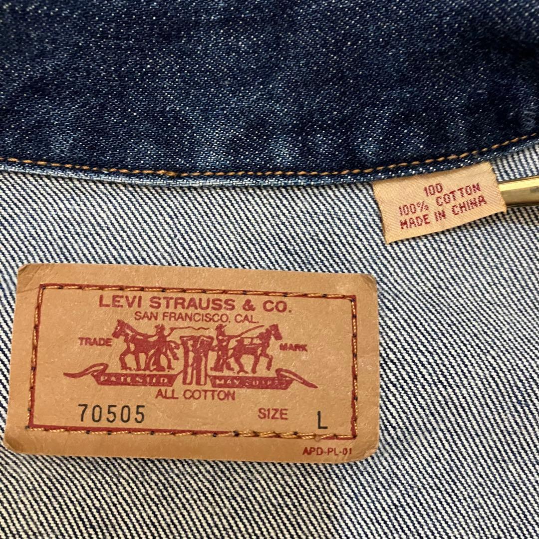 g*e様 リーバイス　70505-0201　70505 デニムジャケット 　L