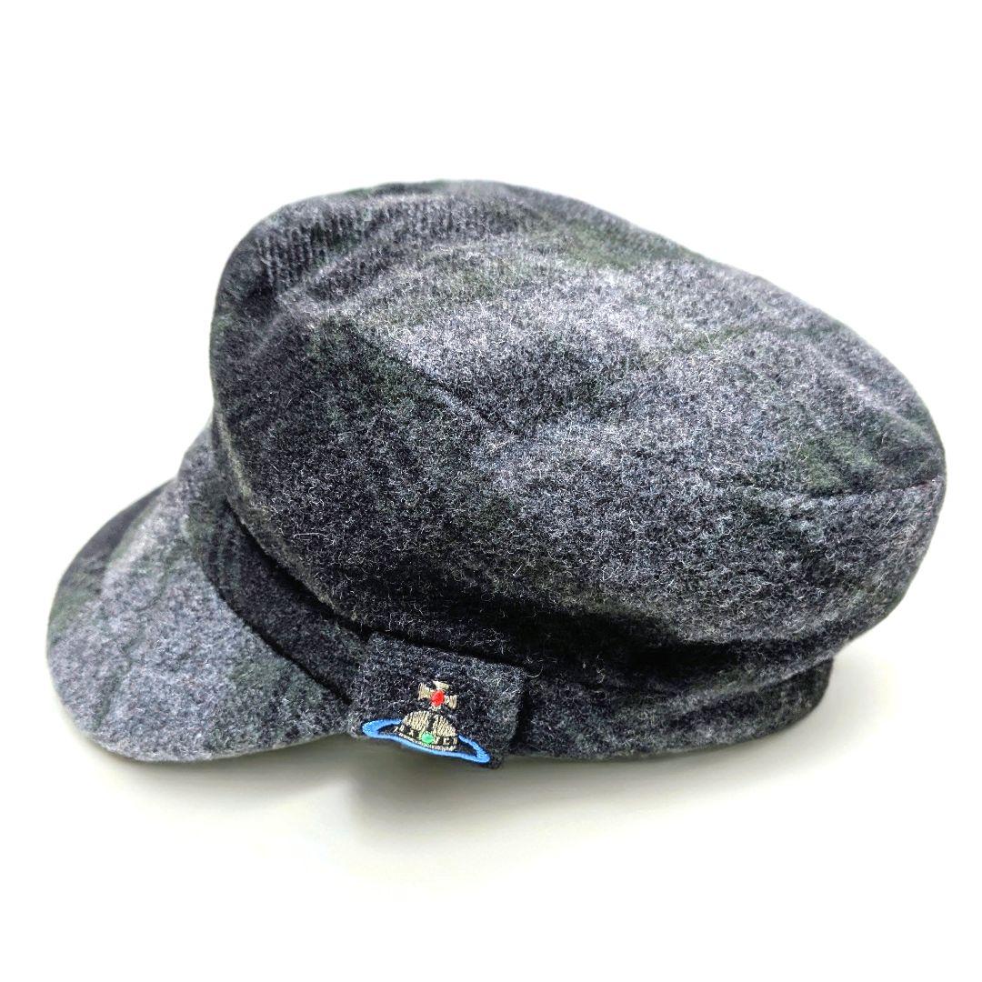 美品 ヴィヴィアンウエストウッド Y2Kアーカイブ チェック柄 キャスケット