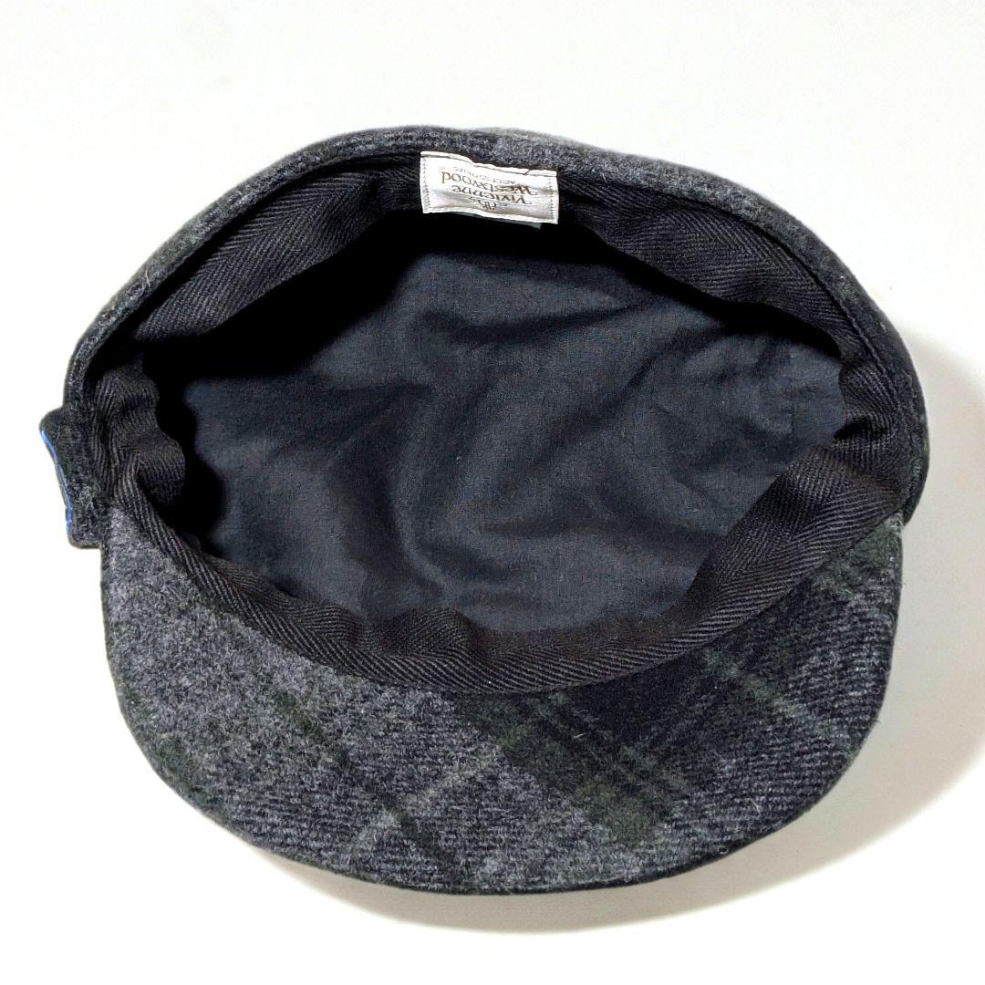 美品 ヴィヴィアンウエストウッド Y2Kアーカイブ チェック柄 キャスケット