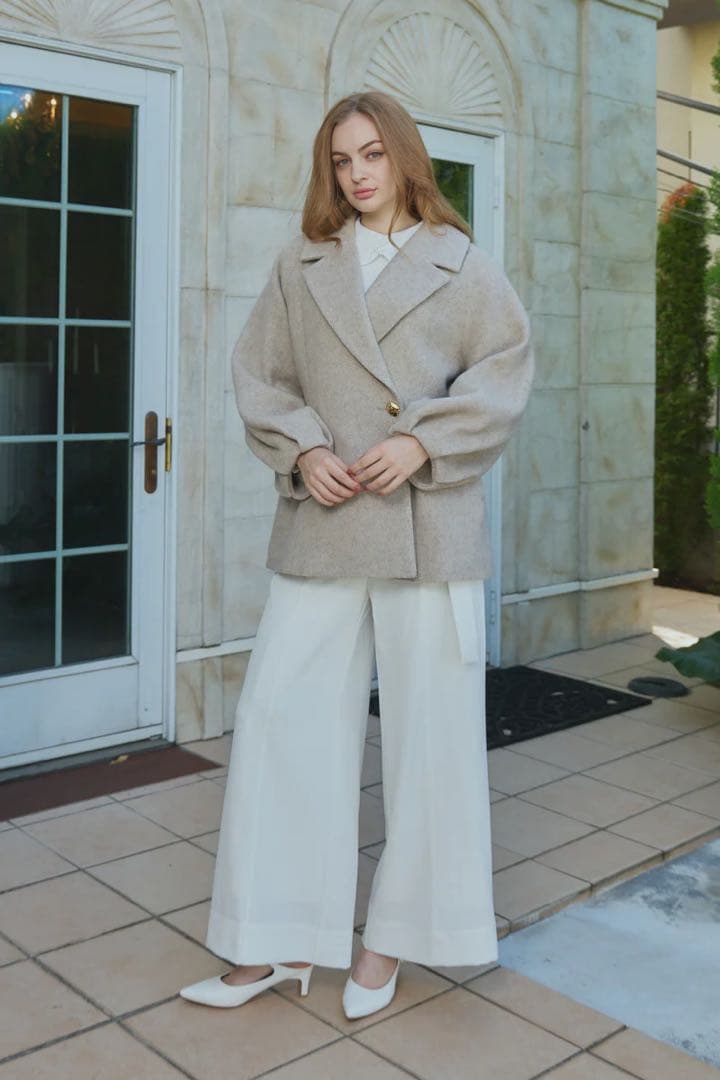 《新品》orgue Shaggy middle coat