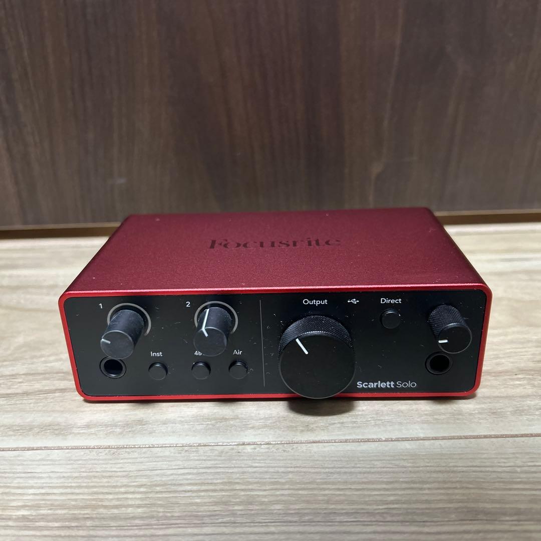 Focusrite Scarlett Solo gen4 美品