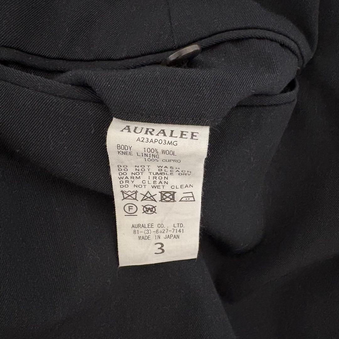 パンツ AURALEE light wool max gabardine slacks