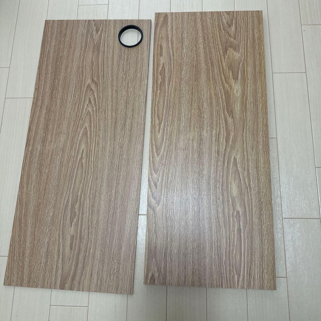 スチール・ステンレスユニットシェルフ用・ボックス・ガラス引き戸・オーク材