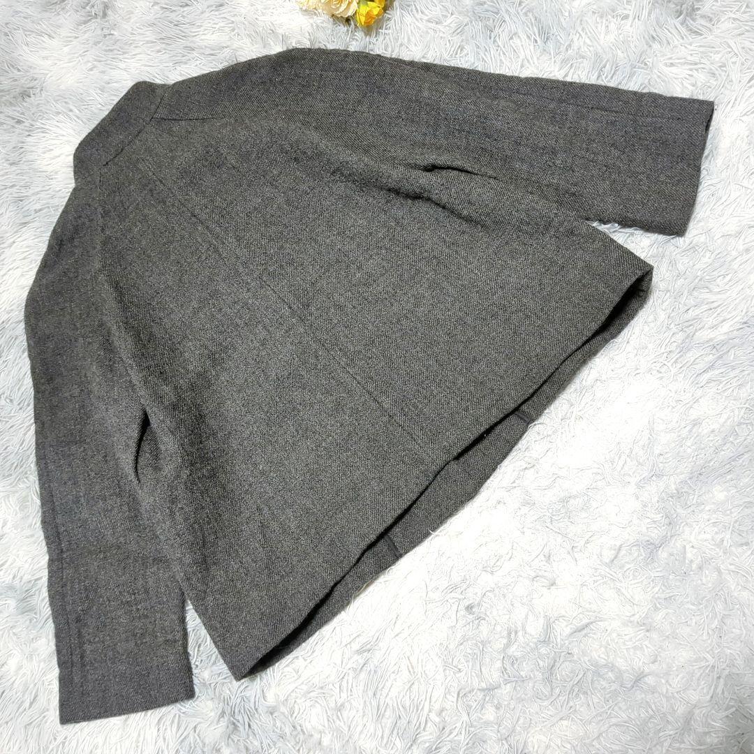 極美品 MARNI ウールスタンドカラージャケット 40/M ブルゾン 金ボタン