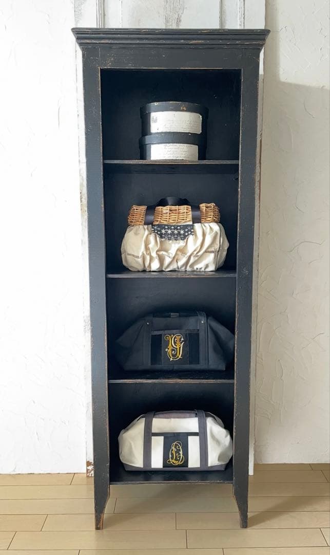 【新春SALE】シェルフ　アンティーク風　シャビー加工(送料込)