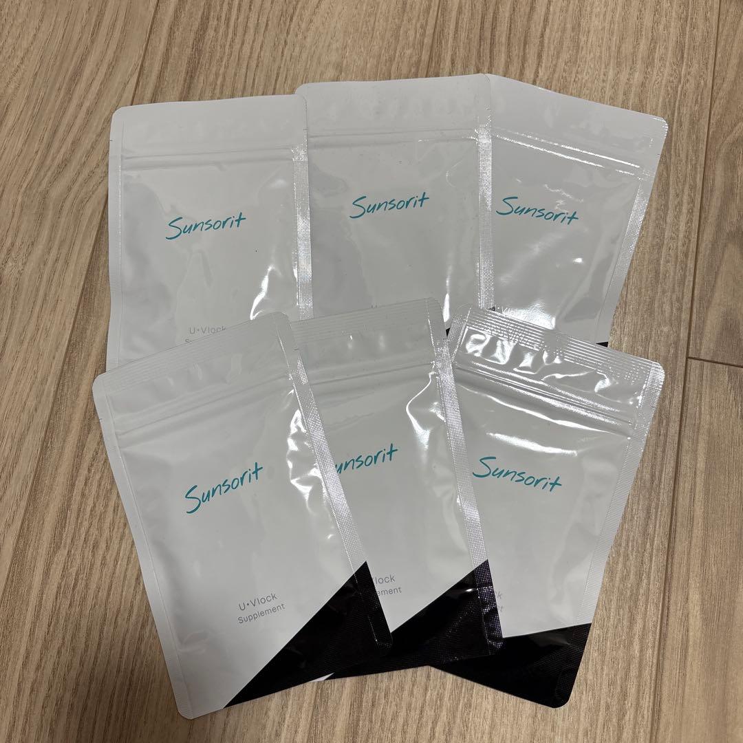 ◼️新品•未開封◼️U•Vlock サンソリット ユーブロック 30粒 6袋