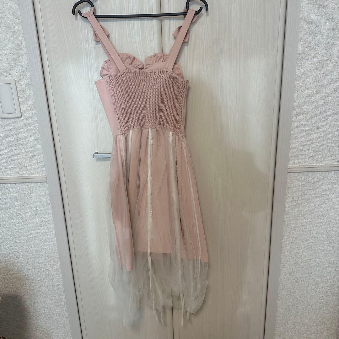 lilLilly airi×Starry ホイップエプロンワンピース