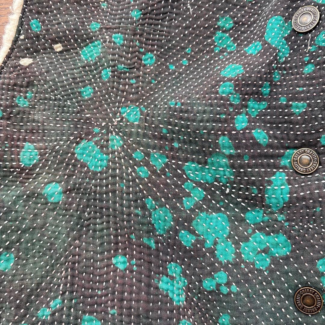 ラリーキルト　ボア　リバーシブル　ベスト