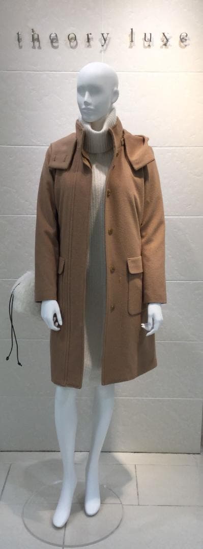 Theory luxe モッズデザインコート　キャメル