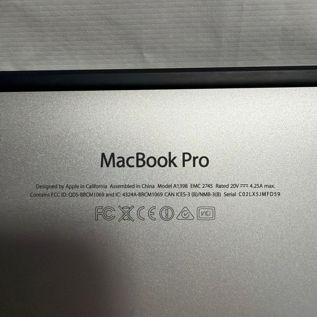 MacBook Pro 15インチ 2013年式