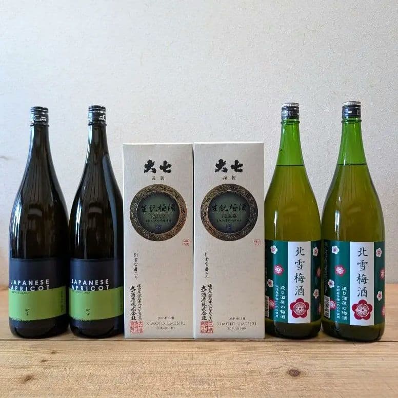 梅酒3種飲み比べ　1.8L×4本 720ml×2本