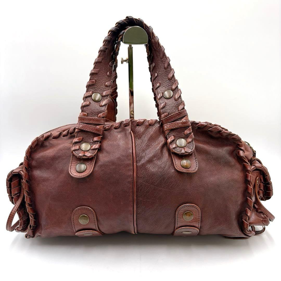 Chloé Silverado Leather Tote Bag Y2K