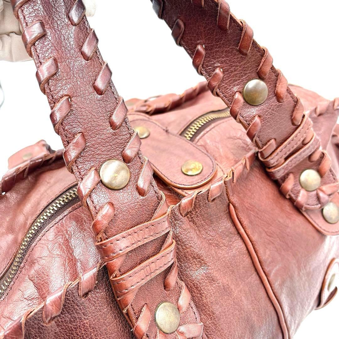 Chloé Silverado Leather Tote Bag Y2K