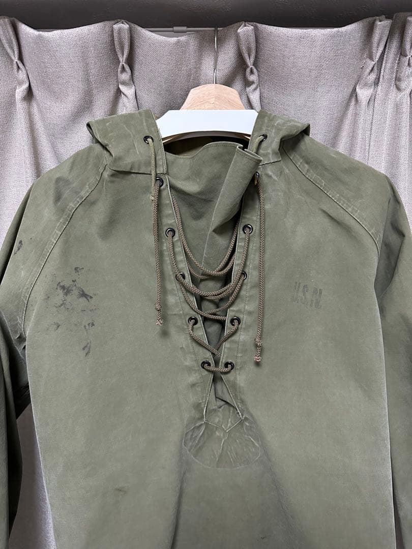 米軍40'S USN レインパーカー N-2 デッキパーカーサイズS 程度良好