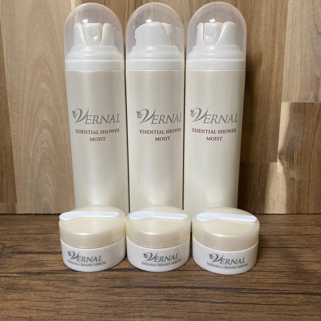ヴァーナルエッセンシャルシャワーモイストA キハナクリーミーセラムA 各3個