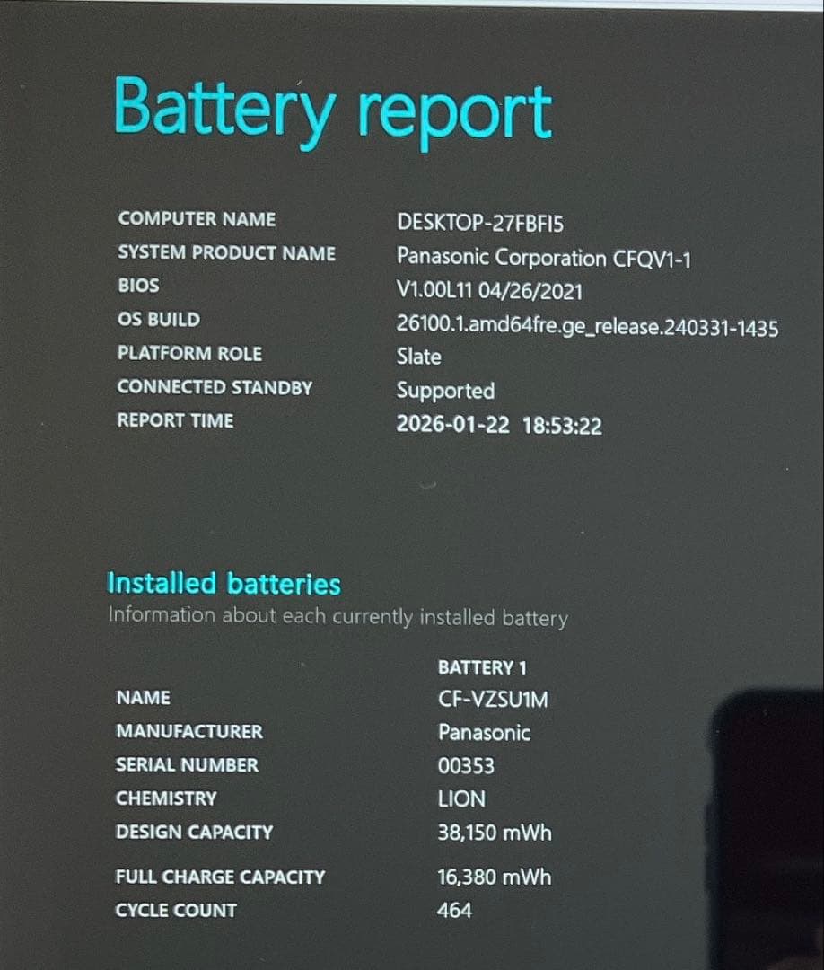 軽量2in1 タブレットPC Let's note CF-QV1 第11世代