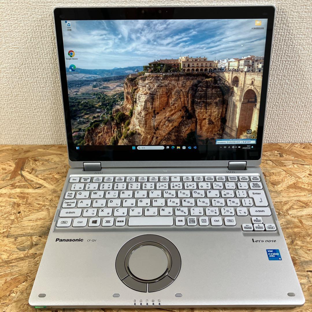 軽量2in1 タブレットPC Let's note CF-QV1 第11世代