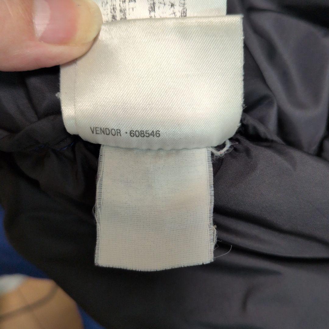 希少✨ノースフェイス ヌプシ ダウンジャケット センターロゴ 青 M