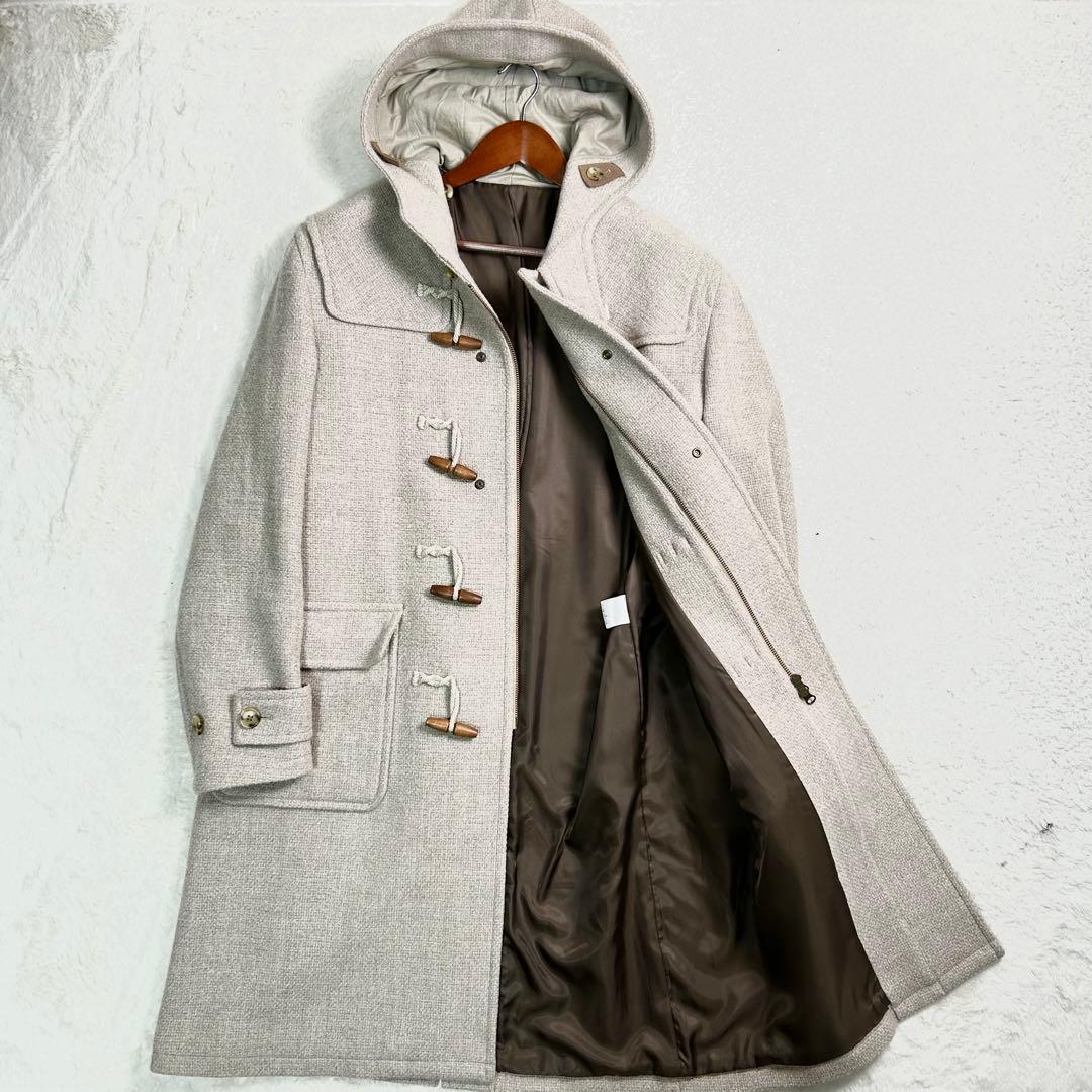 高級✨MEN'S BIGI ダッフルコート　ウール100% 04 オフホワイト