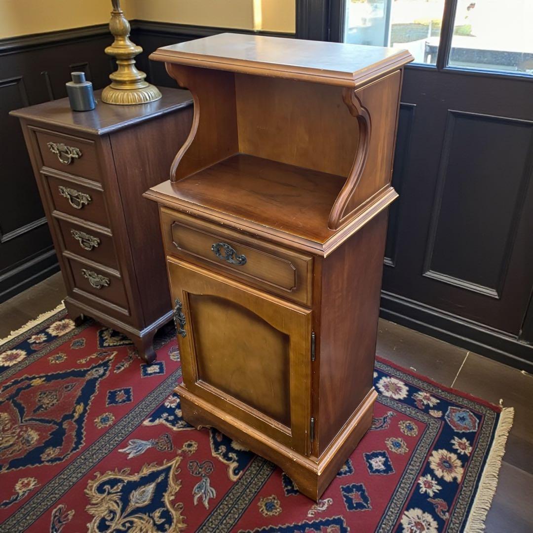 カリモク　karimoku 電話台　テレフォンスタンド　コロニアル　大きいサイズ