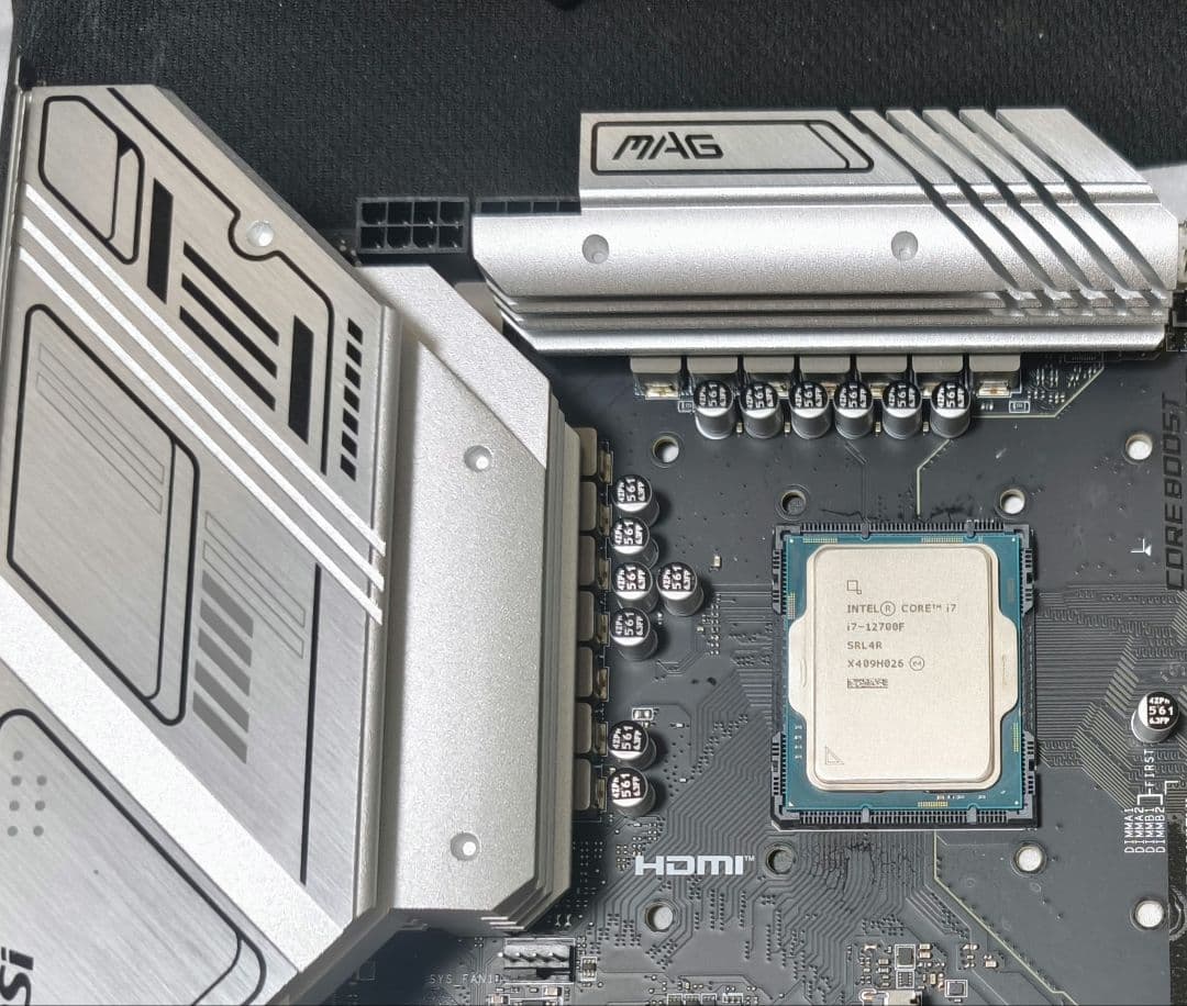 CORE i7 12700F、メモリ、マザー、M.2 SSD 1TB 4点セット