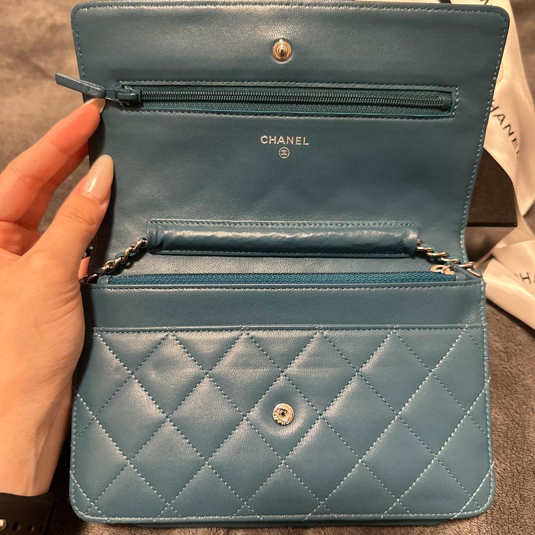 CHANEL マトラッセ　チェーンウォレット