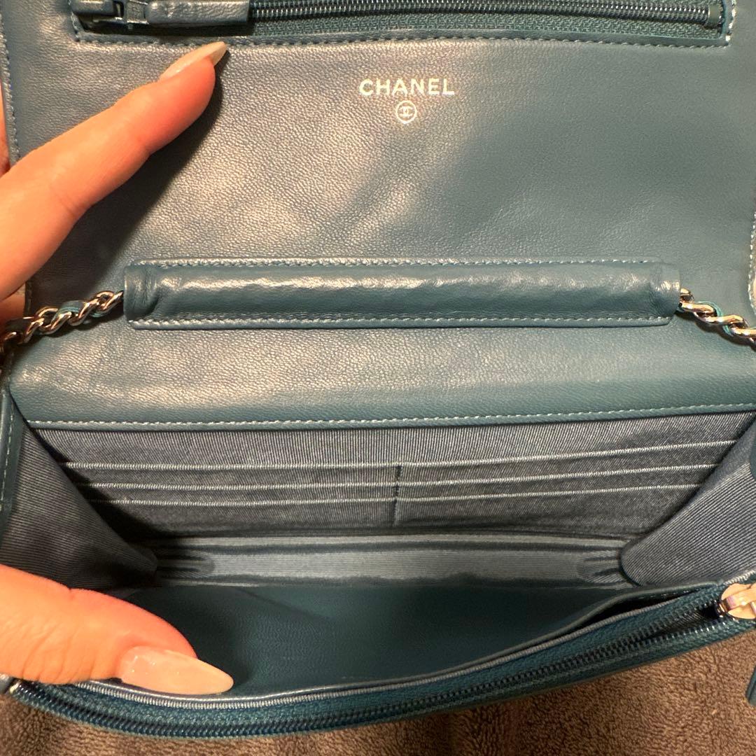 CHANEL マトラッセ　チェーンウォレット