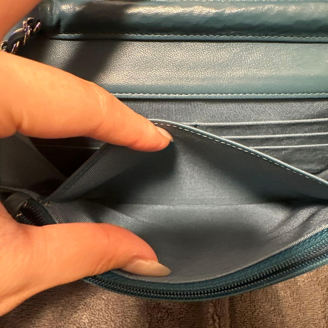 CHANEL マトラッセ　チェーンウォレット