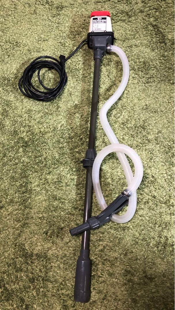 工進(KOSHIN)灯油、軽油専用電動ポンプ　　灯油缶　給油機具　ドラム缶　暖房