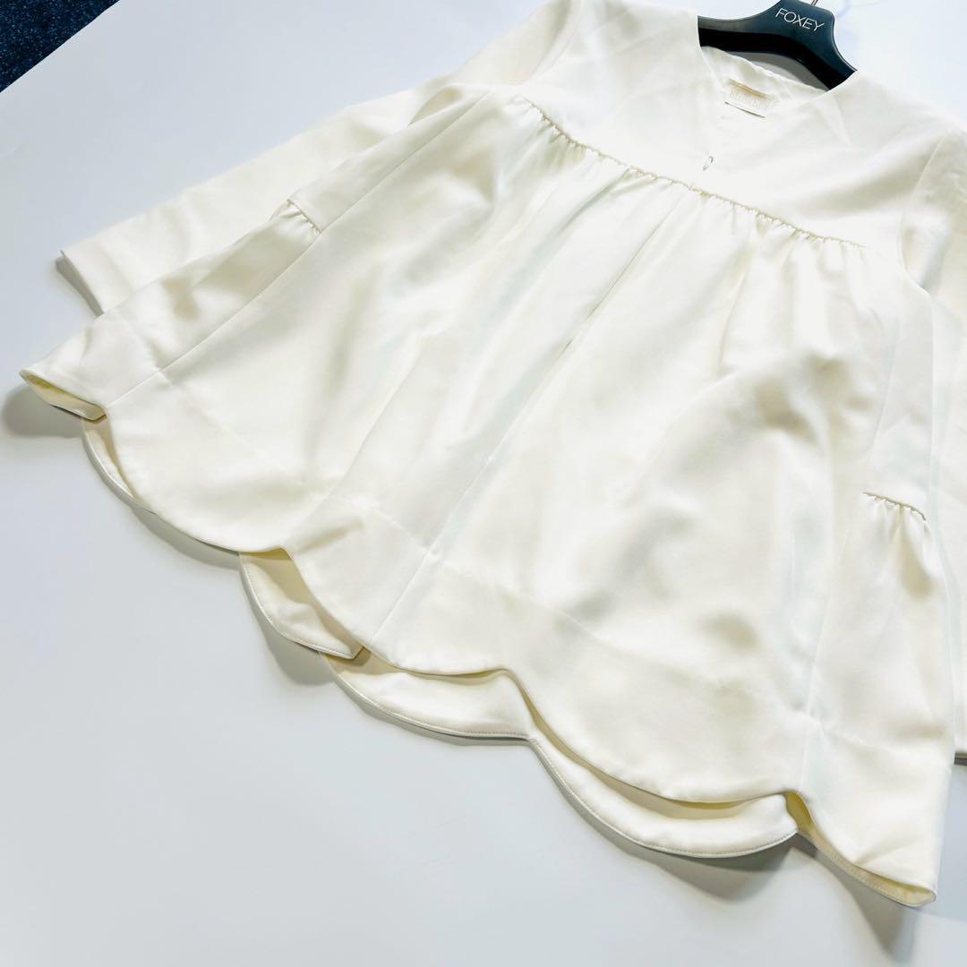 新品 ビンナミ トップス 授乳 ペプラム ブラウス フロントファスナー M