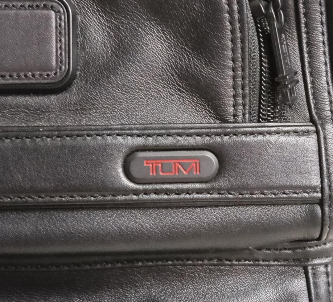 美品✨入手困難　TUMI オールレザー バックパック ブラック　キャリーオン可能