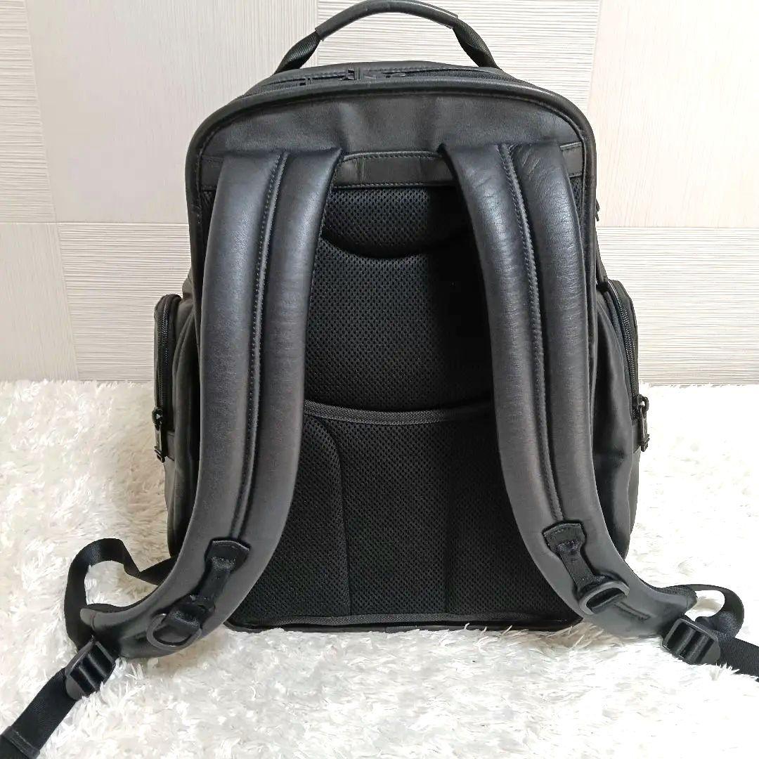 美品✨入手困難　TUMI オールレザー バックパック ブラック　キャリーオン可能