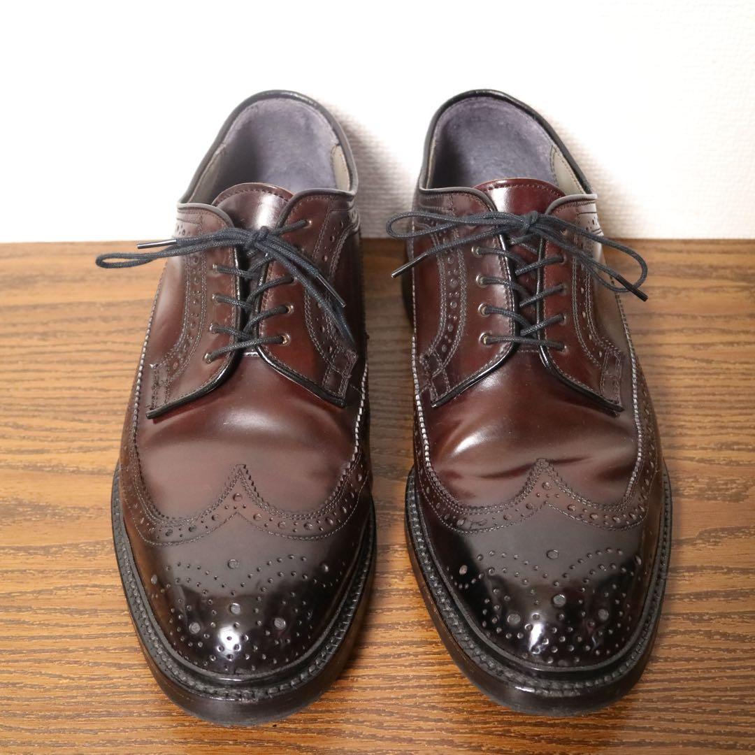 【超美品】 コードバン ジョンストンマーフィー 24.5 日本製 チヨダ 革靴